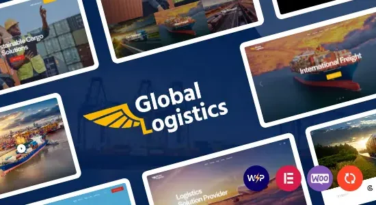 Global Logistics Transportation & Warehousing WordPress Theme