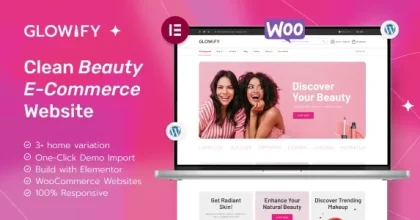 Glowify - Beauty and Cosmetics Shop WordPress Theme