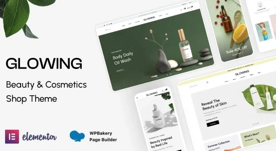 Glowing – Beauty & Cosmetics Shop Theme