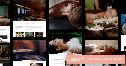 Grand Spa Massage Salon WordPress