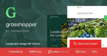 Grasshopper - Landscape Design and Gardening Services WP Theme