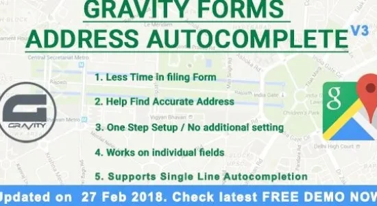 Gravity Forms Address Autocomplete