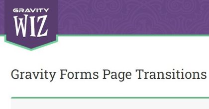Gravity Perks Page Transitions