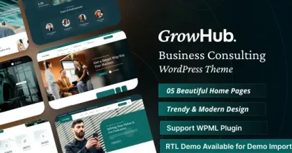 GrowHub - Business Consulting WordPress Theme