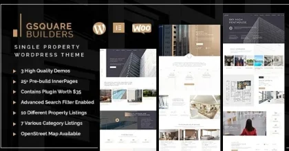 Gsquare - Real Estate Theme