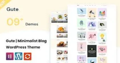 Gute – Minimalist Blog WordPress Theme