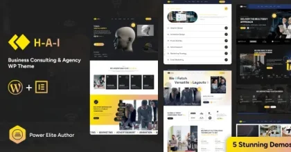 Hai - Elementor Agency WordPressTheme