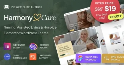 Harmony Care – Private Nursing Home & Senior Care WordPress Theme