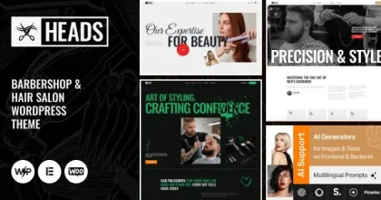 Heads – Barbershop & Hair Salon WordPress Theme