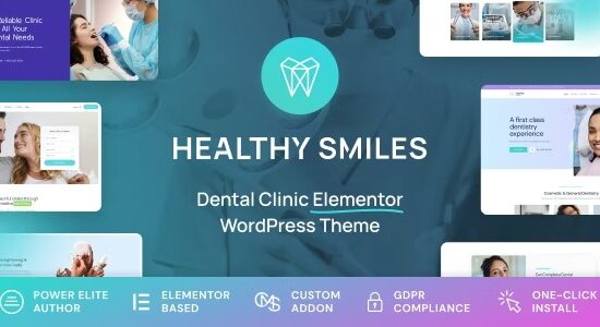 Healthy Smiles Dental WordPress Theme