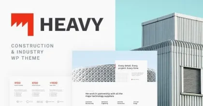 Heavy – Industrial WordPress Theme