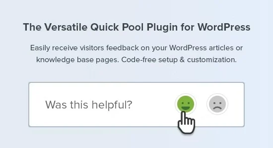 Helpful Article Feedback Plugin for WordPress