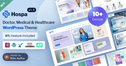 Hospa - Doctors, Medical Clinic & Hospital WordPress Theme