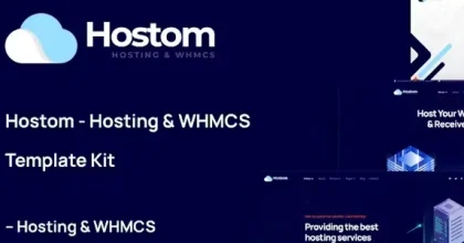 Hostom – Kit de Plantillas Elementor for Hosting y WHMCS