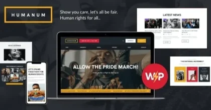 Humanum Human Rights WordPress Theme