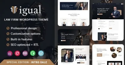 Igual – Law Firm WordPress Theme