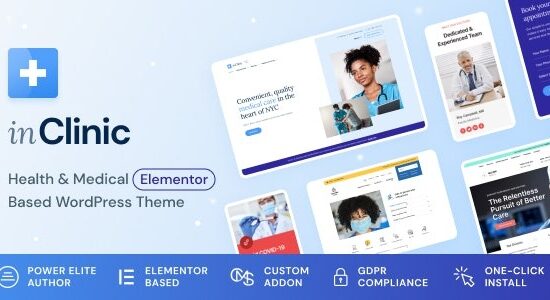 InClinic Healthcare & Medical WordPress Theme