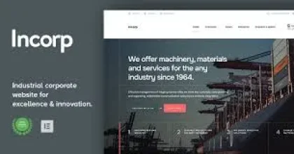 Incorp – Industrial, Factory & Corporate WordPress Theme