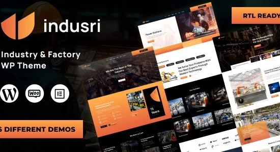 Indusri – Industry & Factory WordPress Theme