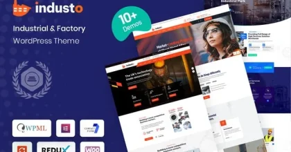 Industo - Industrial Industry & Factory WordPress