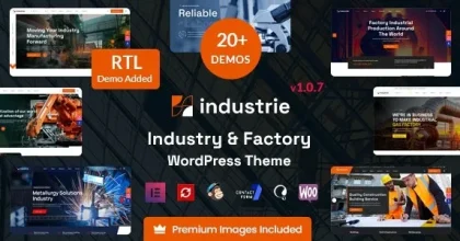 Industrie Factory & Industry WordPress