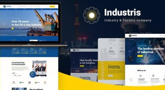 Industris Factory & Business WordPress Theme