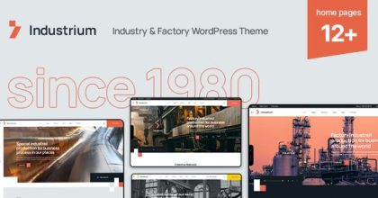 Industrium Industry & Factory WordPress Theme