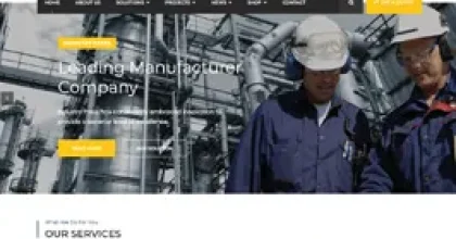 Industry – WordPress Theme for Factory and Industrial Business