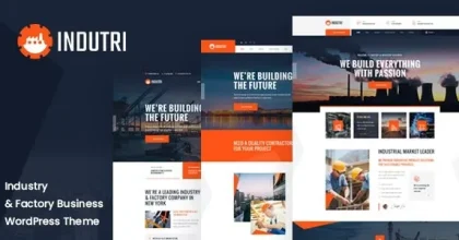 Indutri – Factory & Industrial WordPress Theme