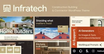 Infratech - Construction Building & Contractor WordPress Theme