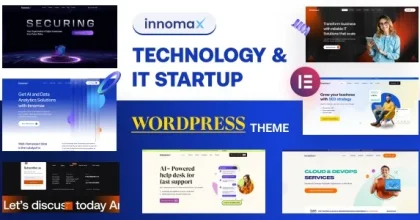 Innomax – Technology & IT Startup WordPress Theme