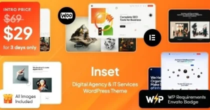 Inset - Digital Agency & IT Services WordPress Theme