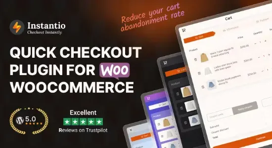 Instantio – WooCommerce Quick Checkout, Direct Checkout, Floating Cart, Side Cart & Popup Cart