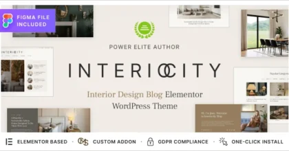 Interiocity Home Decor Blog and Interior Design WordPress Theme