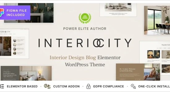 Interiocity Home Decor Blog and Interior Design WordPress Theme