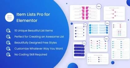 Item Lists Pro for Elementor