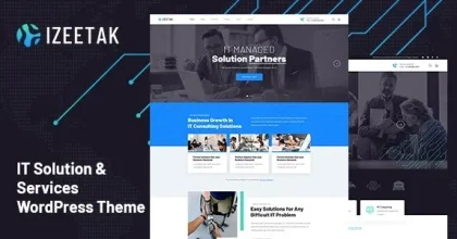 Izeetak - IT Solutions & Services WordPress Theme