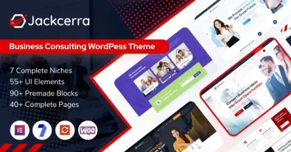 Jackcerra - Business Consulting WordPress Theme