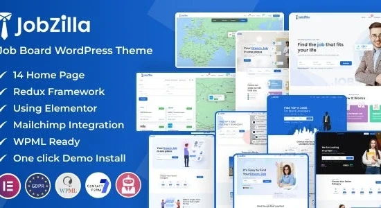 JobZilla Job Board WordPress Theme
