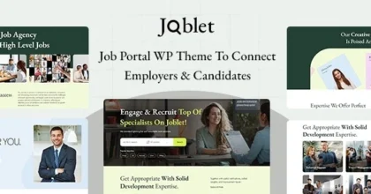 Joblet Job Recruitment Services WordPress Theme