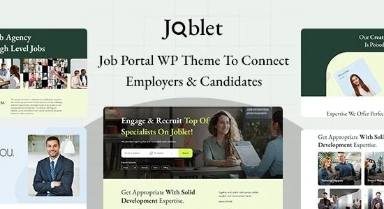 Joblet Job Recruitment Services WordPress Theme