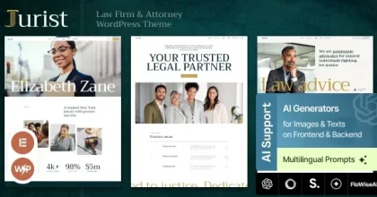 Jurist – Law Firm & Attorney WordPress Theme