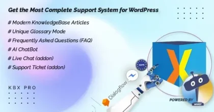KBx Pro KnowledgeBase Glossary, FAQ & HelpDesk ChatBot