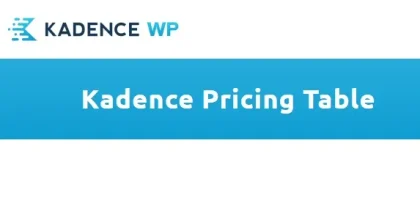 Kadence Pricing Table