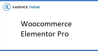 Kadence Woocommerce Elementor Pro