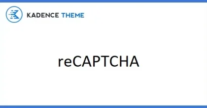 Kadence reCAPTCHA