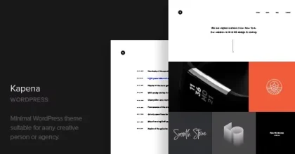 Kapena – Minimal Portfolio WordPress Theme