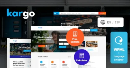 Kargo – Logistics & Transportation WordPress Theme