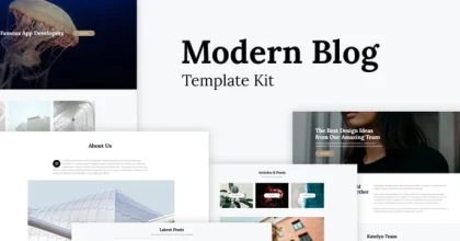 Katelyn – Modern Blog Template Kit