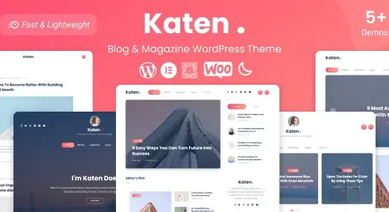 Katen Blog & Magazine WordPress Theme